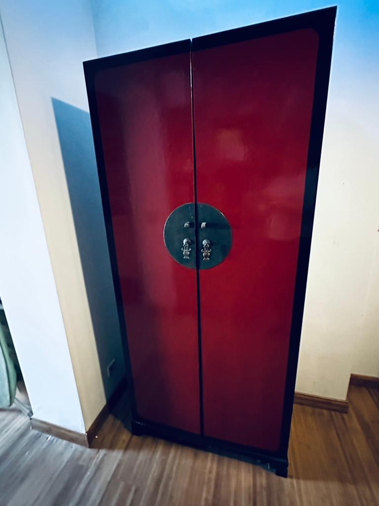 Originele Chinese kast of boekenkast (zie beschrijving), Antiek en Kunst, Ophalen