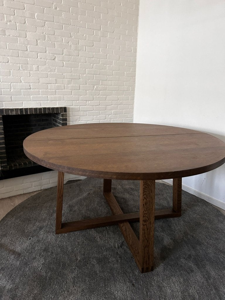 Table de salle à manger Morbylanga 145 cm, Maison & Meubles, Enlèvement, Comme neuf