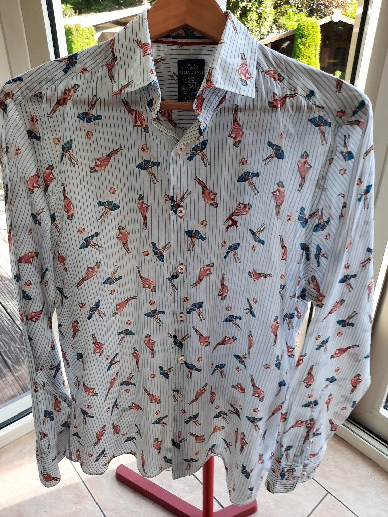 Tof overhemd MONTINO - L - 41/42, Vêtements | Hommes, Chemises, Autres couleurs, Comme neuf, Envoi, Tour de cou 41/42 (L)