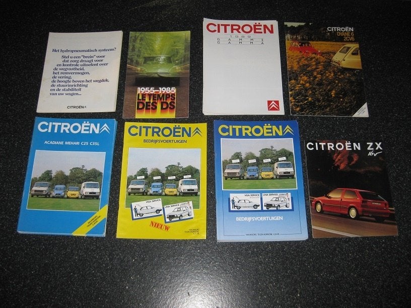 Citroën brochures/folders, Livres, Autos | Brochures & Magazines, Enlèvement, Comme neuf, Citroën