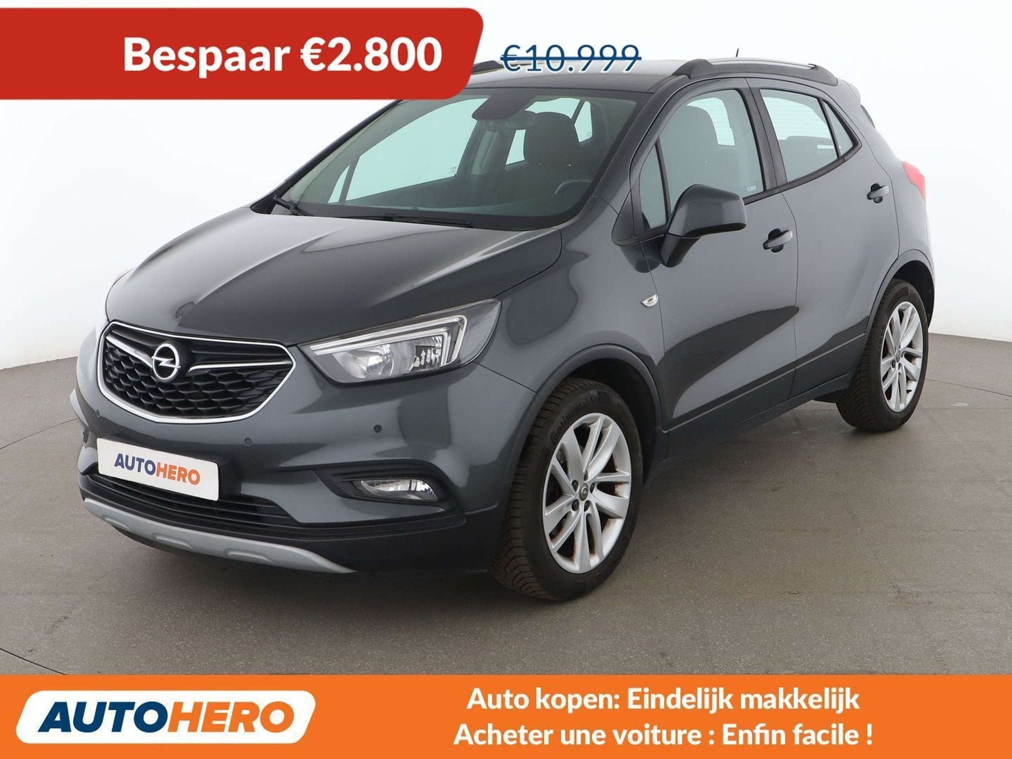 Opel Mokka X 1.6 Active Start/Stop, Autos, Opel, 1355 kg, Argent ou Gris, Achat, MokkaX
