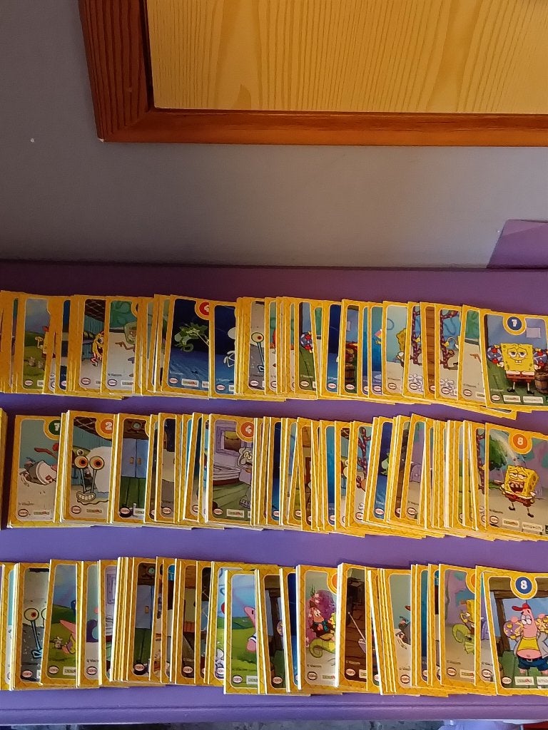 Lot kaarten van spongebob. (500 stuks), Verzamelen, Supermarktacties, Ophalen of Verzenden