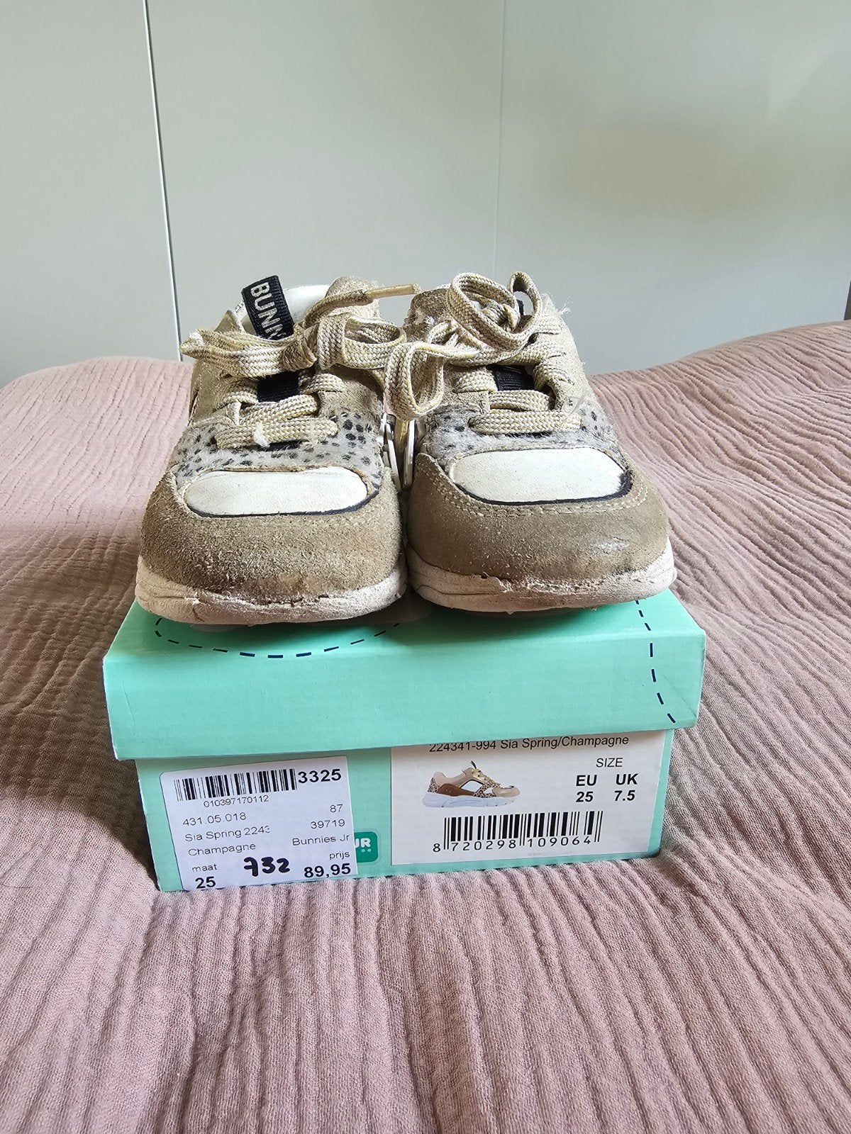 Bunnies JR Sia Spring Champagne sneakers maat 25, Kinderen en Baby's, Ophalen of Verzenden