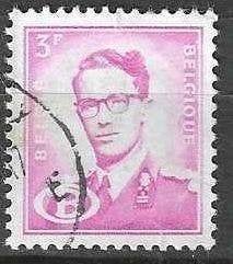 Belgique 1954/1970 - Yvert 61SE - Roi Baudouin 3 F. (ST), Envoi, Affranchi, Oblitéré, Chefs d'Etat