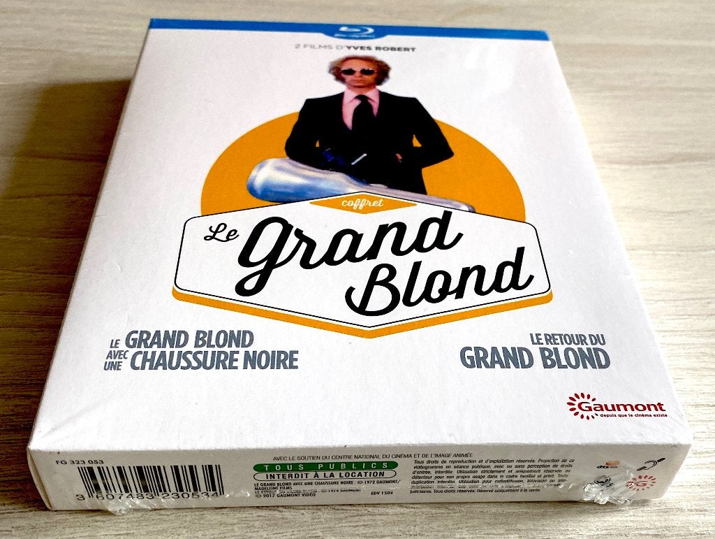 Coffret LE GRAND BLOND (1 + 2) 2 BLURAY // NEUF / Sous CELLO, À partir de 6 ans, Coffret, Enlèvement ou Envoi, Film