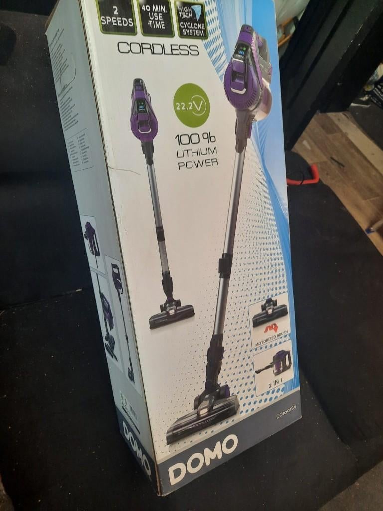 Aspirateur sans fil Domo, Electroménager, Enlèvement, Comme neuf, Réservoir, Aspirateur