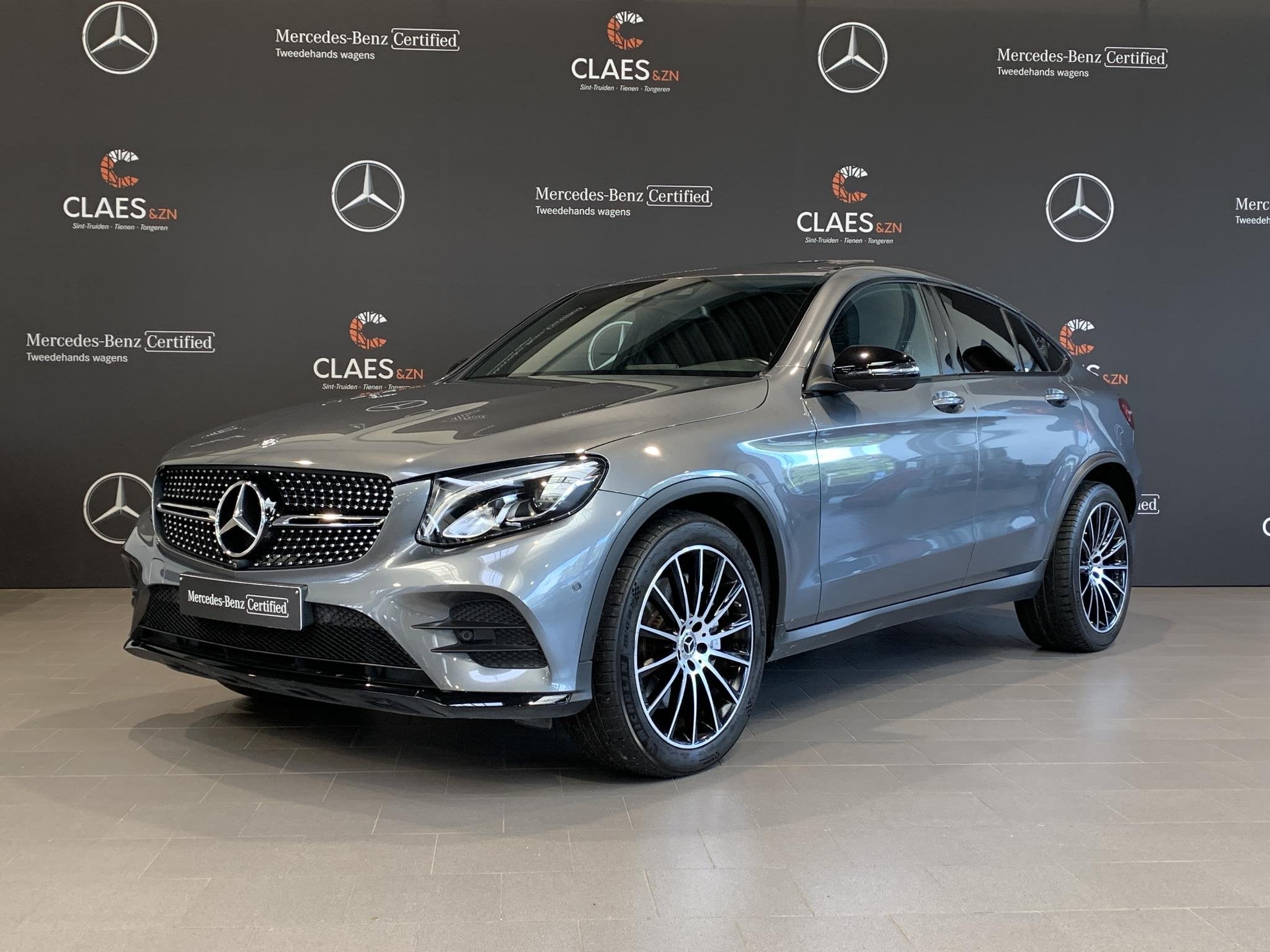 Mercedes-Benz GLC-klasse Coupé 220d AMG Line - DOS 9251, Autos, Argent ou Gris, Euro 6, Entreprise, Noir