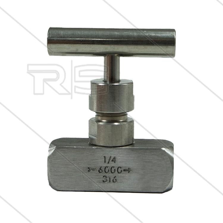 RVS Naaldafsluiter 400 Bar Bi-Directional, Verzenden