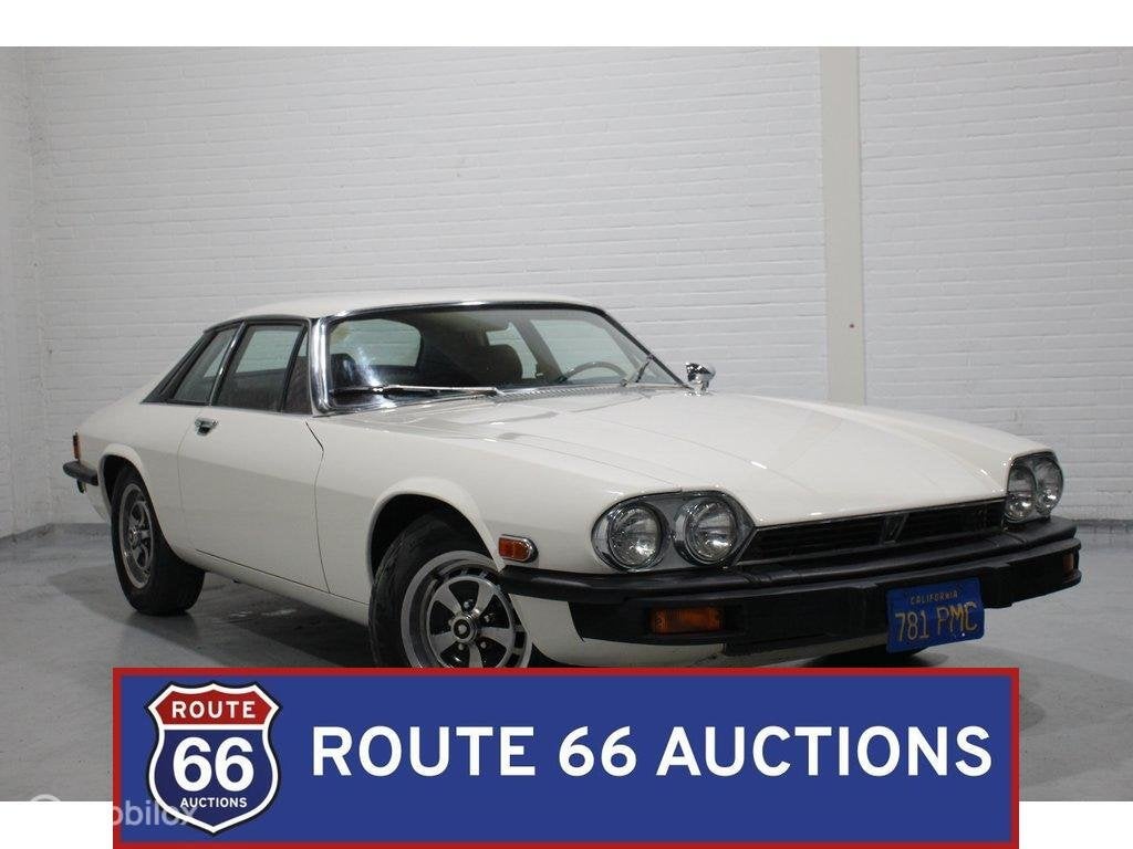 Jaguar XJS V12 | 1976 | Route 66 Auctions, Auto's, Zwart, Bedrijf, Handgeschakeld, Overige carrosserie