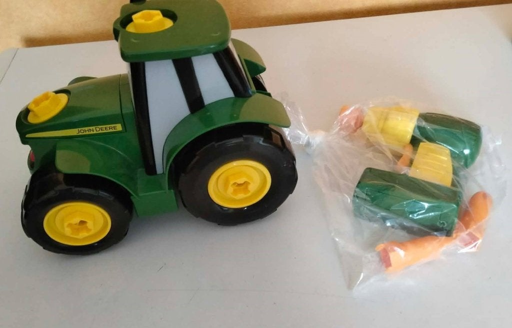 John Deere Traktor / Speelgoed traktor, Ophalen of Verzenden, Zo goed als nieuw, Knutselen
