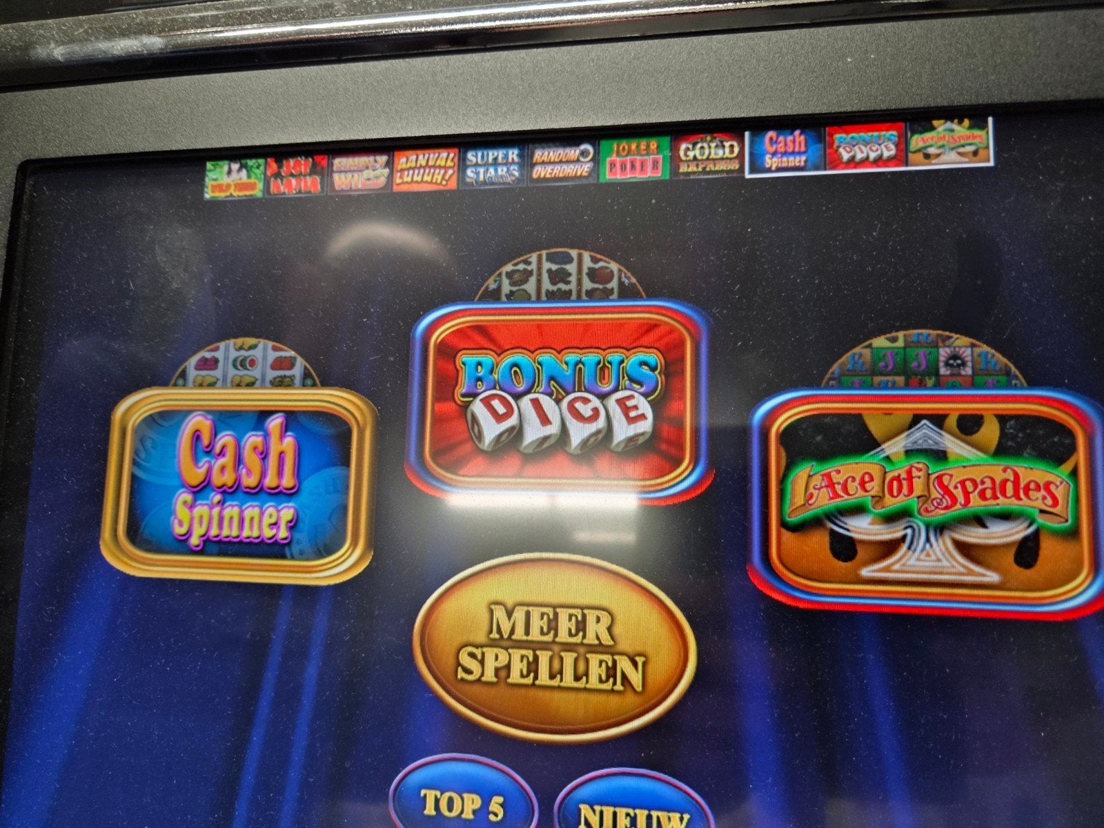 Gokkast met touchscreen, Verzamelen, Automaten | Gokkasten en Fruitautomaten, Ophalen