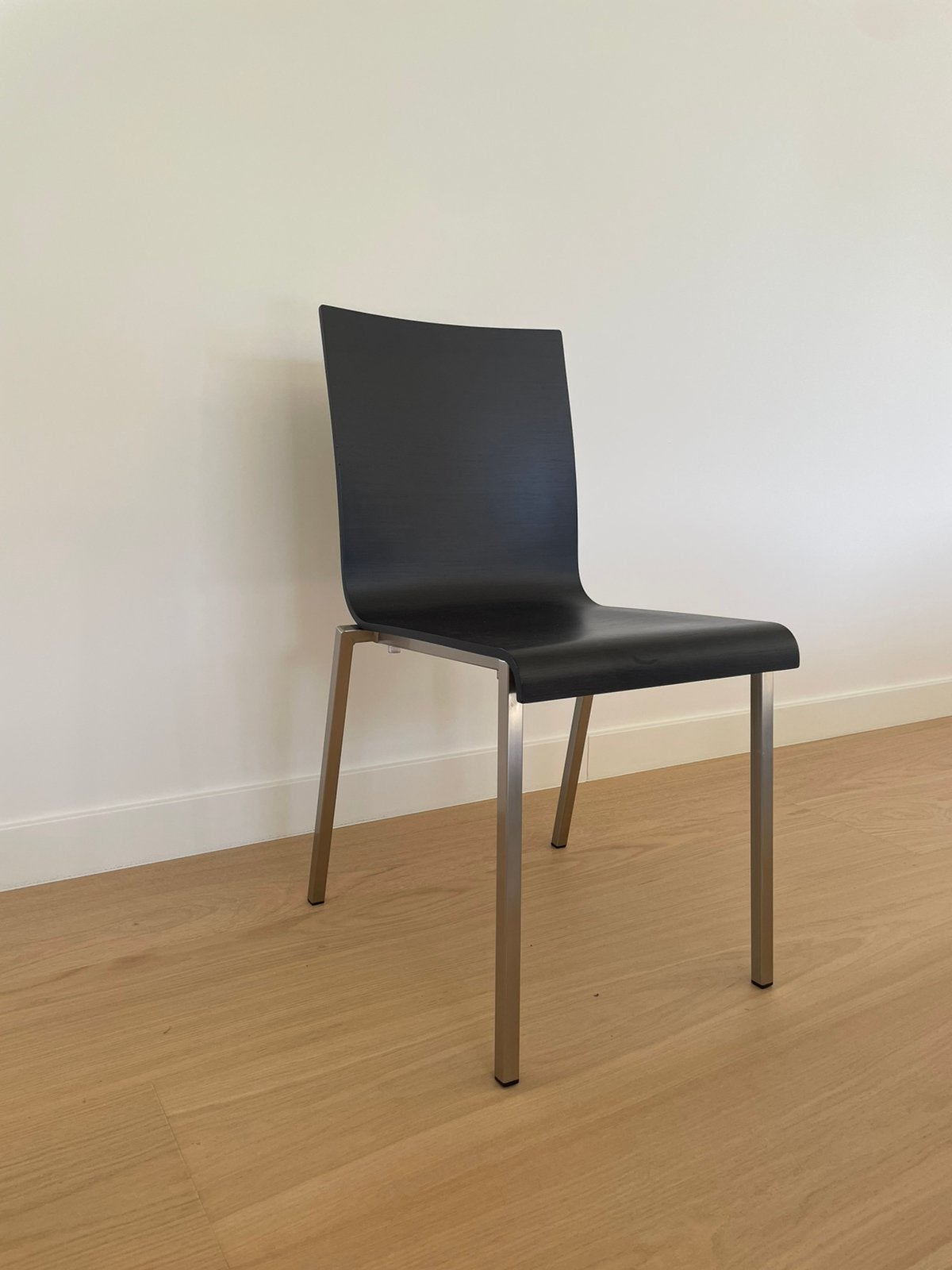 Set van 6 design stoelen - Pedrali Kuadra, Bois, Design, Comme neuf, Enlèvement