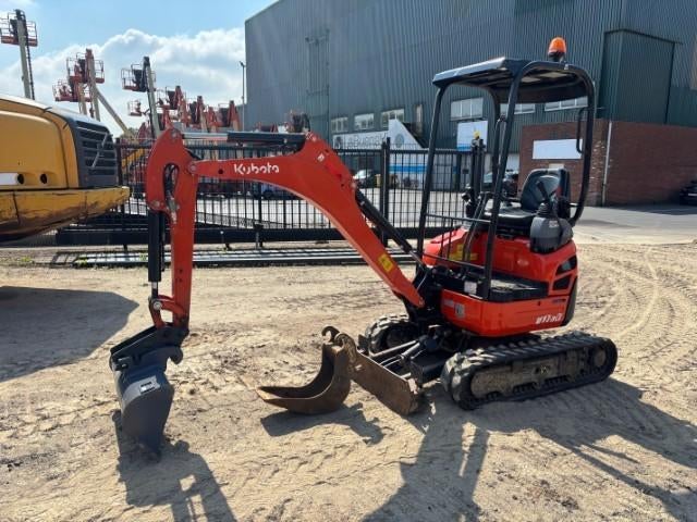 mini-pelle Kubota U17-3 (1 223 heures), Enlèvement, Excavatrice
