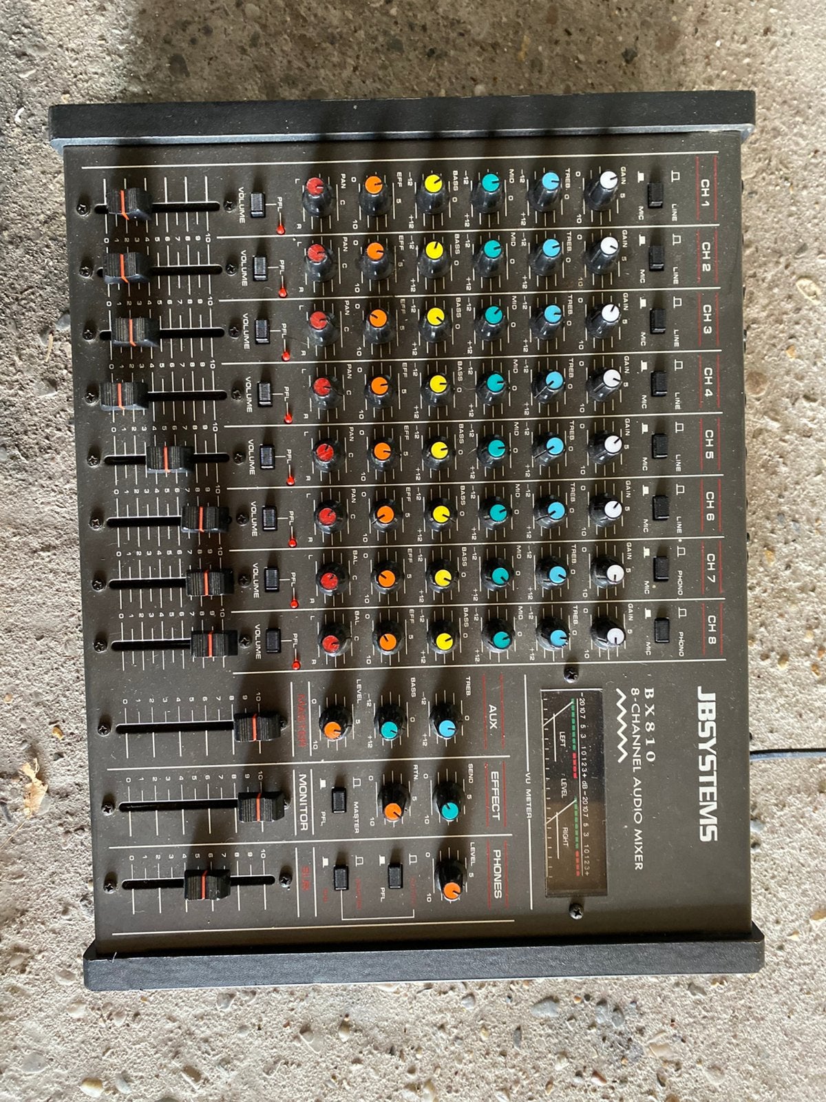 JB Systems BX 810, Ophalen, Gebruikt, 5 tot 10 kanalen, Microfooningang