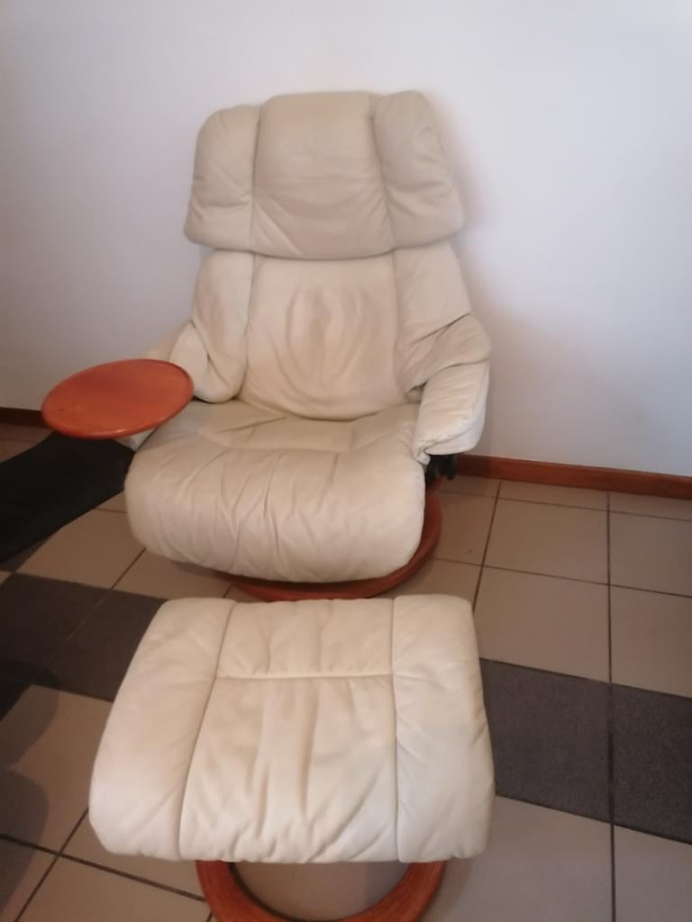 Stressless relaxfauteuil, Huis en Inrichting, Ophalen, Leer