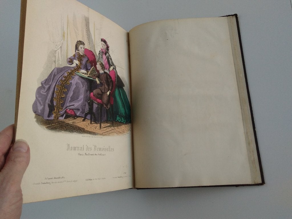 Journal des demoiselles 1864, Antiquités & Art, Antiquités | Vêtements et Textile, Enlèvement ou Envoi, Journal des demoiselles