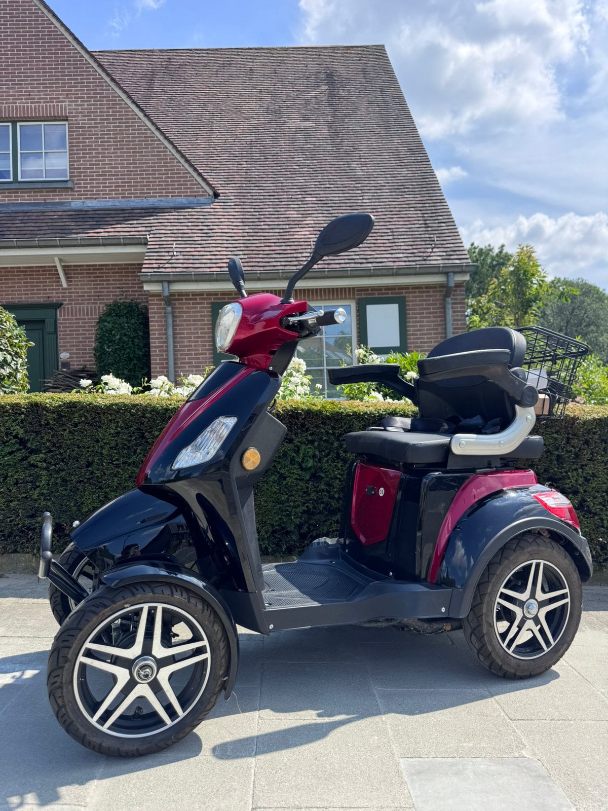 Splinternieuw Scootmobiel 25km/u invalide scooter, Ophalen of Verzenden, Inklapbaar, Zo goed als nieuw, Elektrische rolstoel