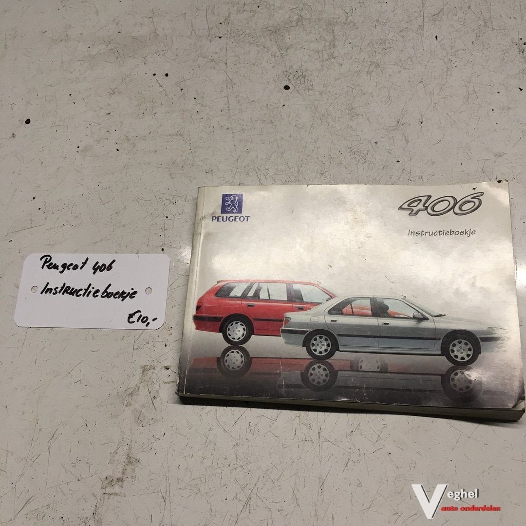 Peugeot 406   Instructieboekje, Ophalen of Verzenden