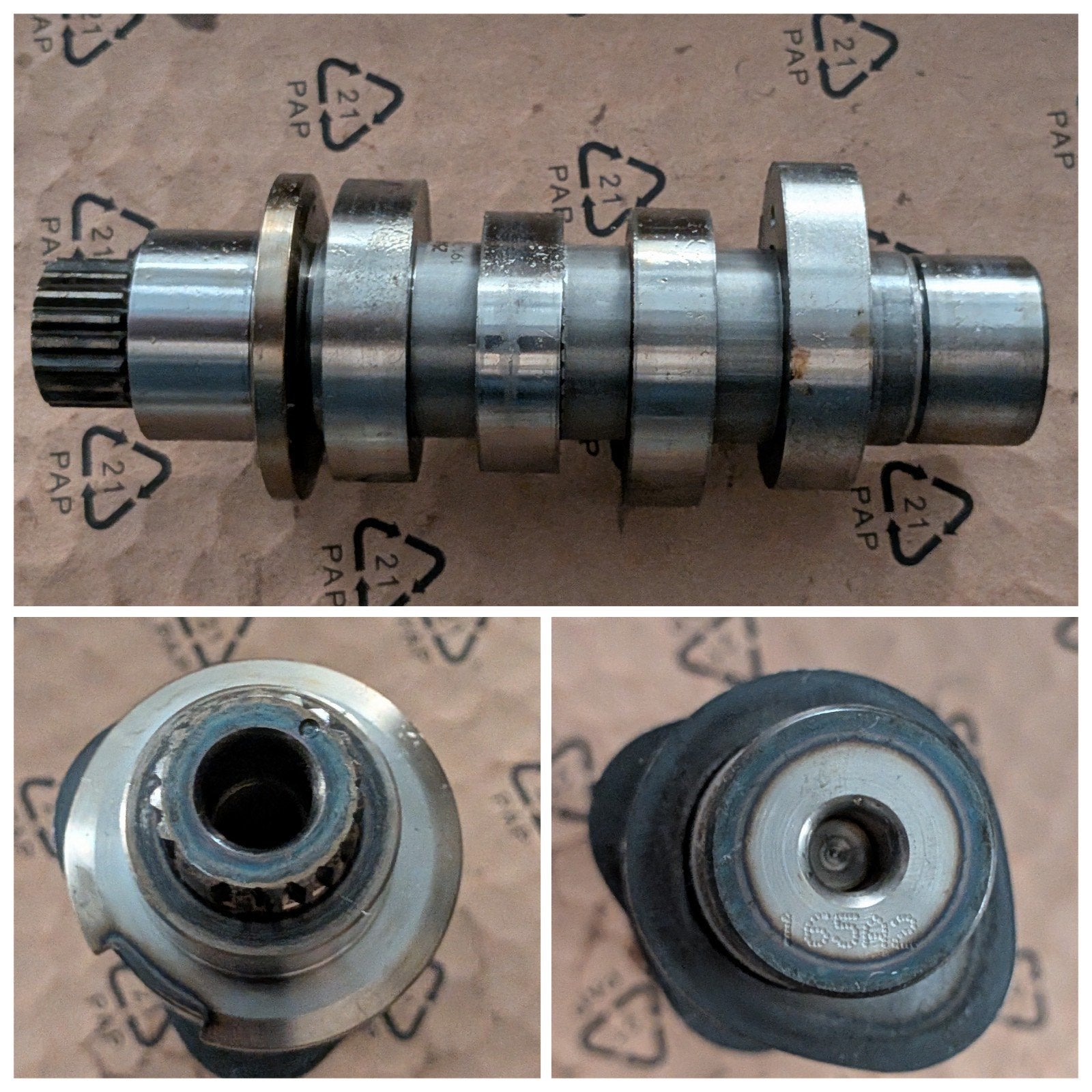Originele Harley Davidson M8 25400190 Touring nokkenas, Motoren, Ophalen, Gebruikt