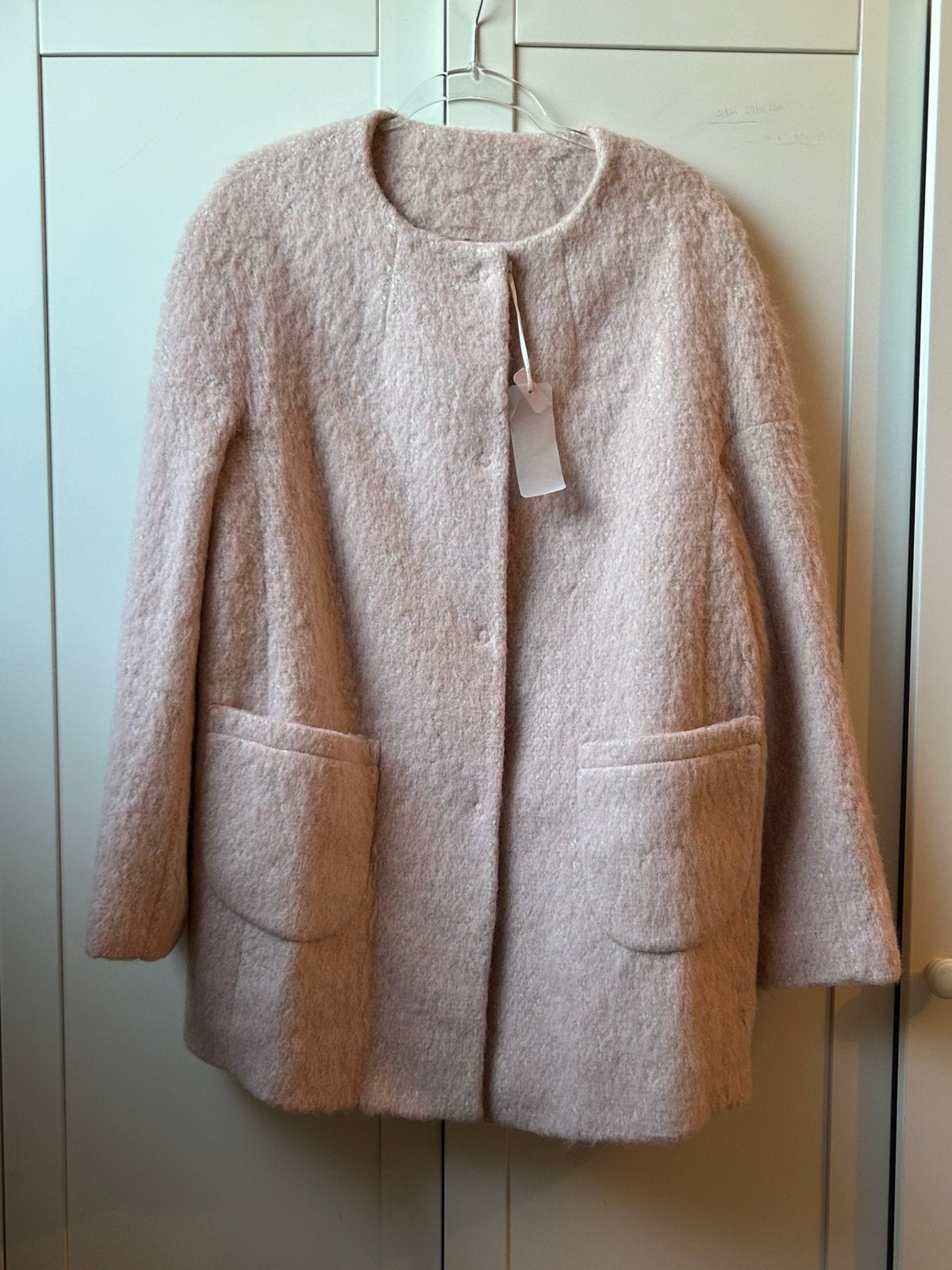 Manteau NEUF Very Simple Rose Poudré - Taille 44 / L, Enlèvement, Neuf, Taille 42/44 (L), Rose