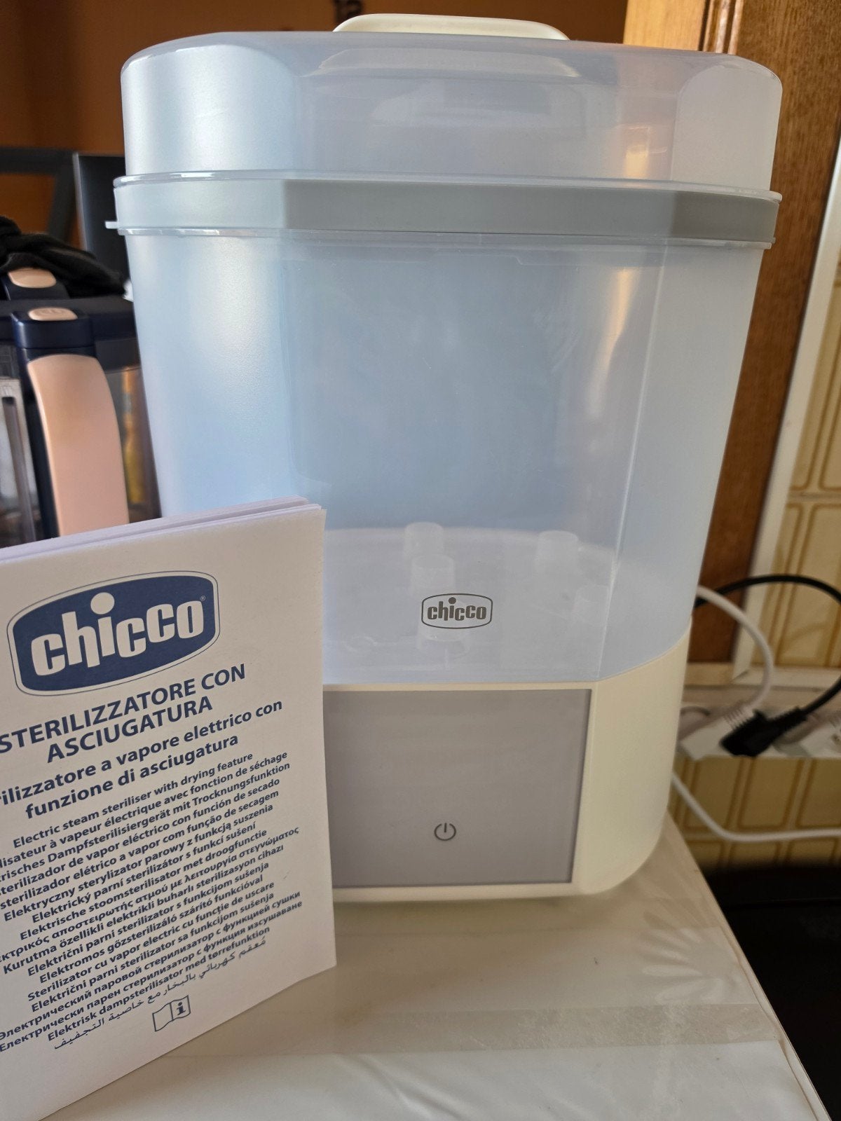 Chicco sterilisator voor flessendroger, Ophalen