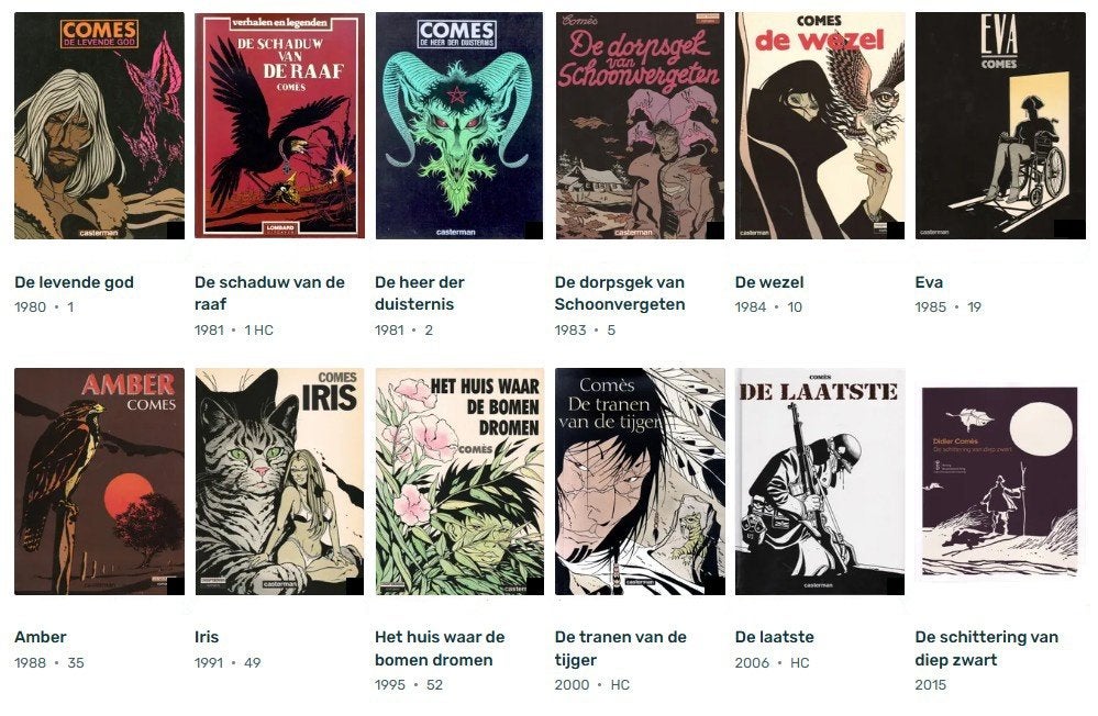 Didier Comès - Diverse, Boeken, Stripverhalen, Meerdere stripboeken, Ophalen of Verzenden, Zo goed als nieuw, Didier Comès