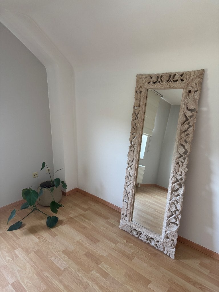 Spiegel staand model, Huis en Inrichting, Woonaccessoires | Spiegels, Ophalen, Zo goed als nieuw, 150 tot 200 cm, Rechthoekig
