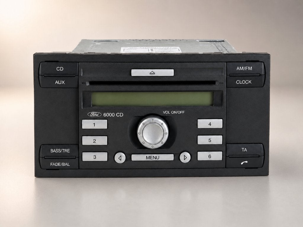 Ford Focus Mk2 OEM radio 6000CD met originele code, Ophalen of Verzenden, Zo goed als nieuw