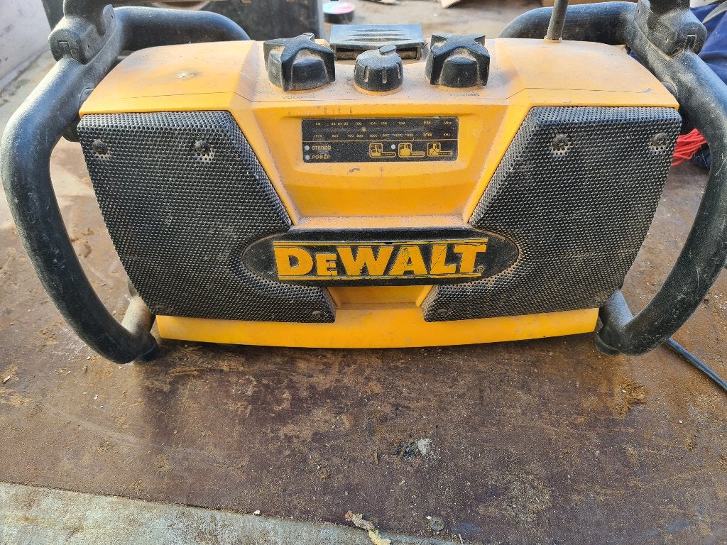 Dewalt werfradio, Enlèvement, Utilisé, Radio de chantier