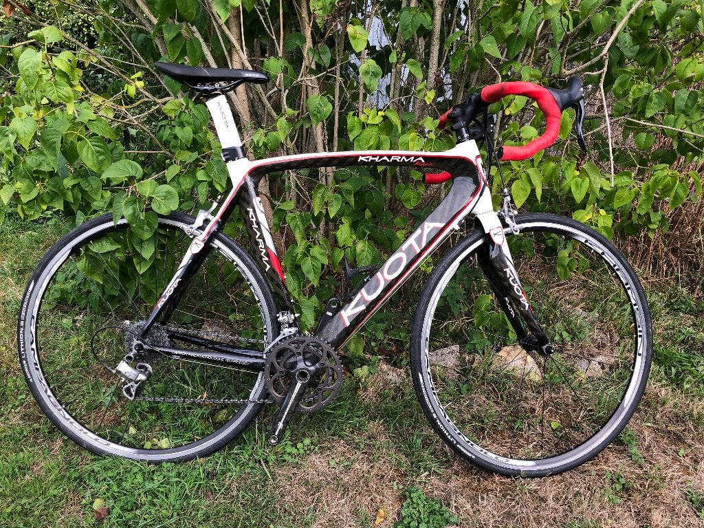 Vélo course carbone Kuota, Autres marques, Frein sur jante, 57 à 61 cm, Enlèvement