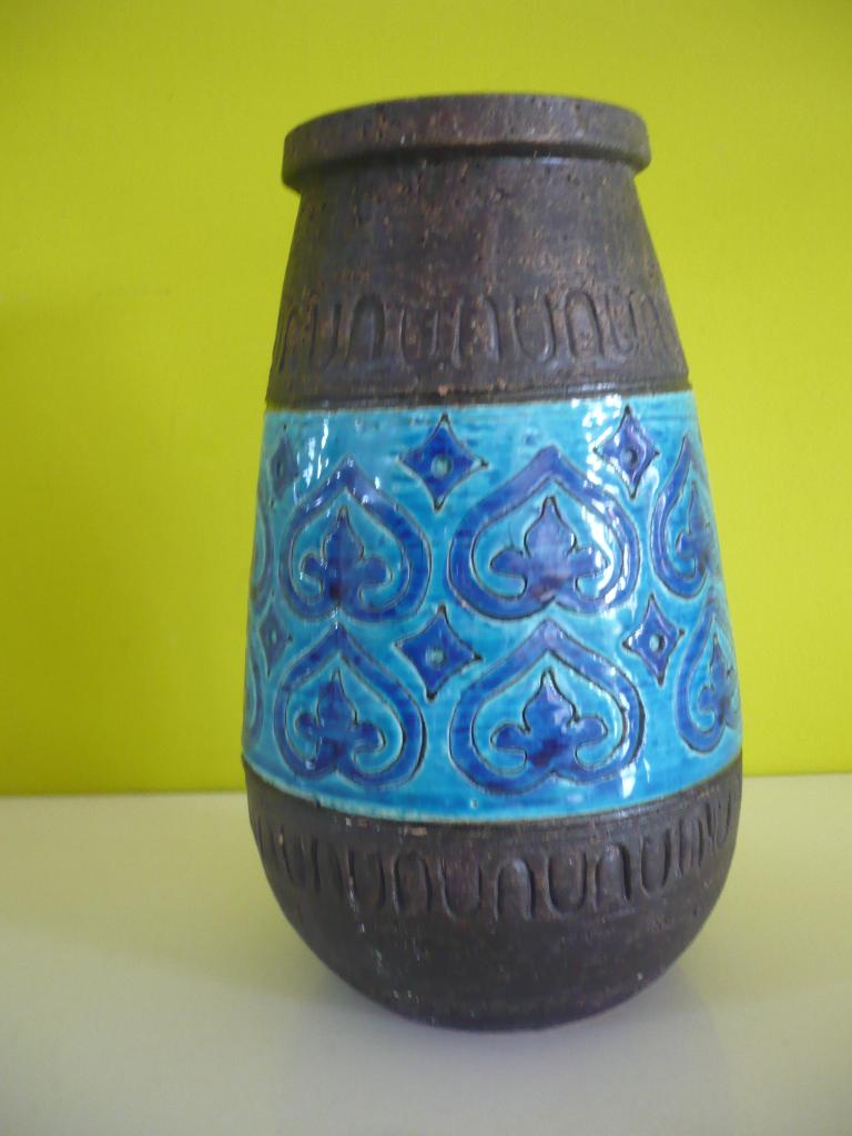 Knappe vintage Bitossi Moresco vaas jaren 60 Aldo Londi, Antiek en Kunst, Ophalen of Verzenden