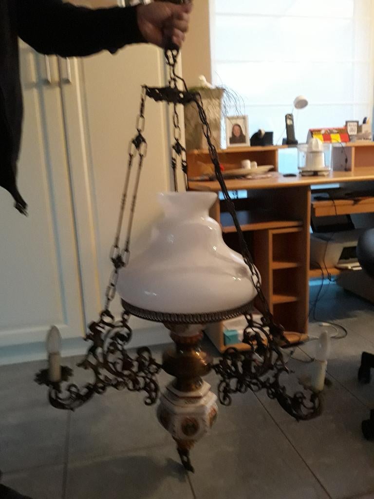 prachtige luster luchter kroonluchter, Ophalen of Verzenden