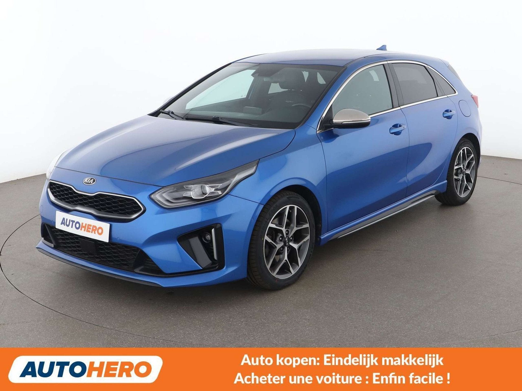 Kia Ceed / cee'd 1.4 TGDI GT Line (bj 2019, automaat), Auto's, 1345 kg, Blauw, Overige brandstoffen, 127 g/km
