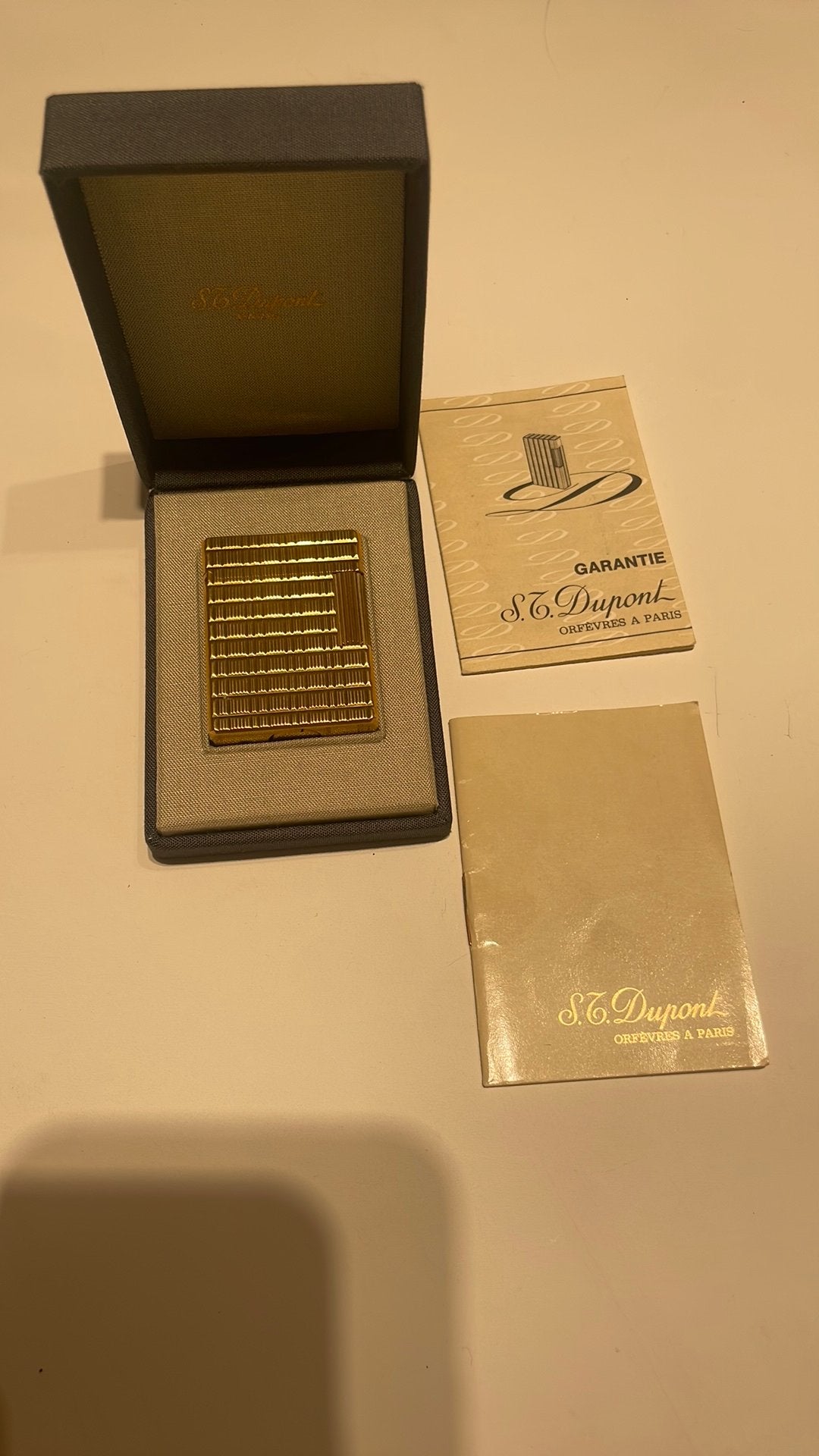 Briquet S.T.Dupont, Collections, Articles de fumeurs, Briquets & Boîtes d'allumettes, Enlèvement ou Envoi, Comme neuf, Briquet