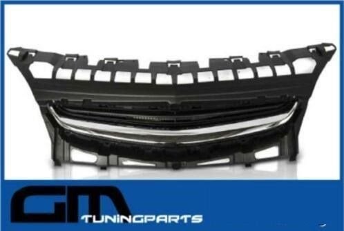 # embleemloze grill opel astra j facelift met chrome lijst #, Neuf, -, Opel, -