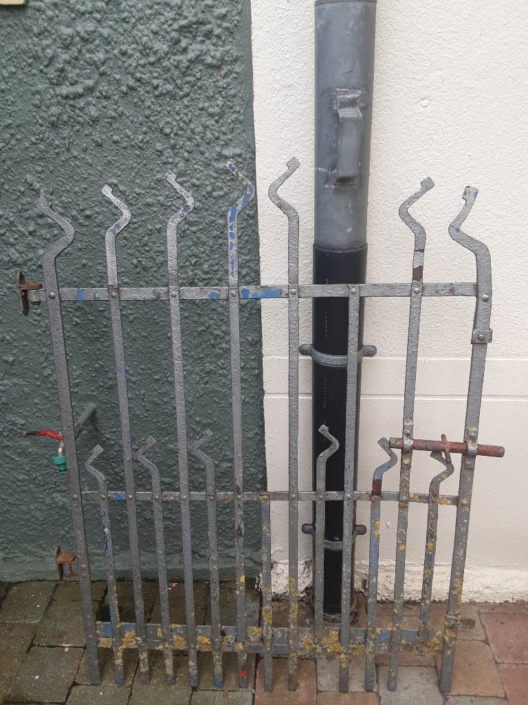 Barrière en fer forgé, Enlèvement, Utilisé, Fer, Clôture barrée