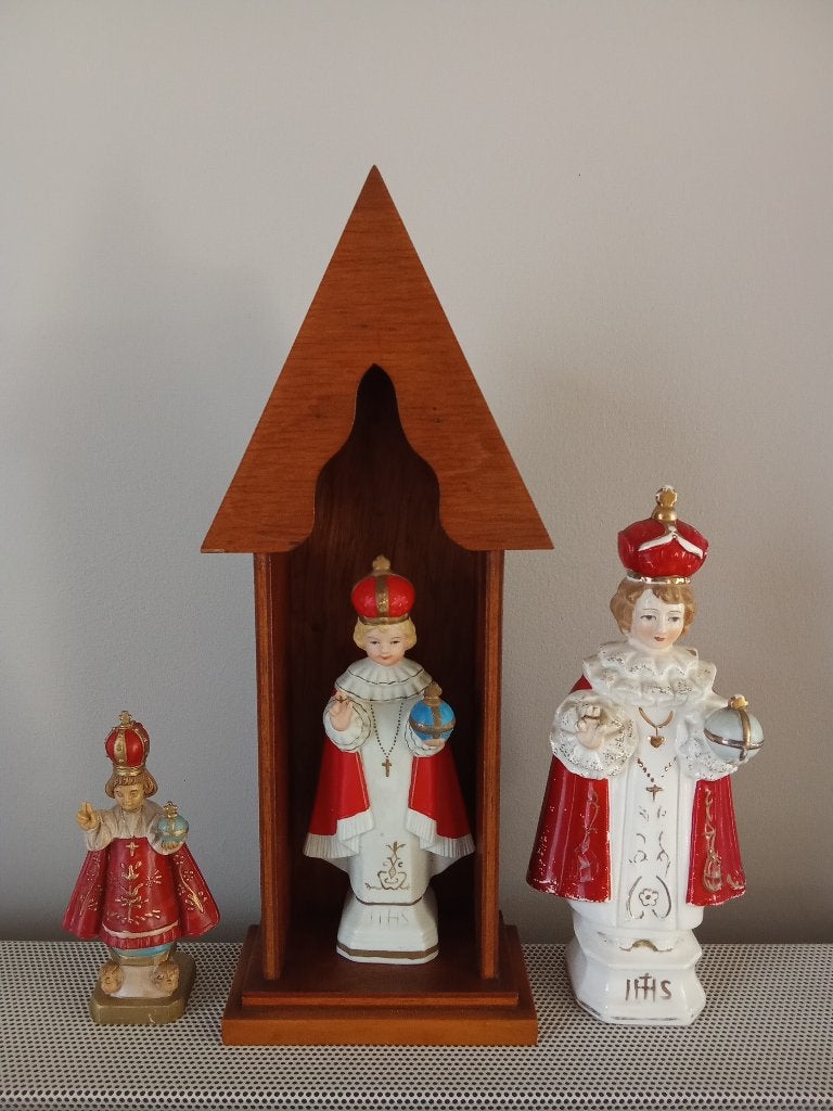KINDJE JEZUS VAN PRAAG (3STUKS), Antiek en Kunst, Ophalen of Verzenden