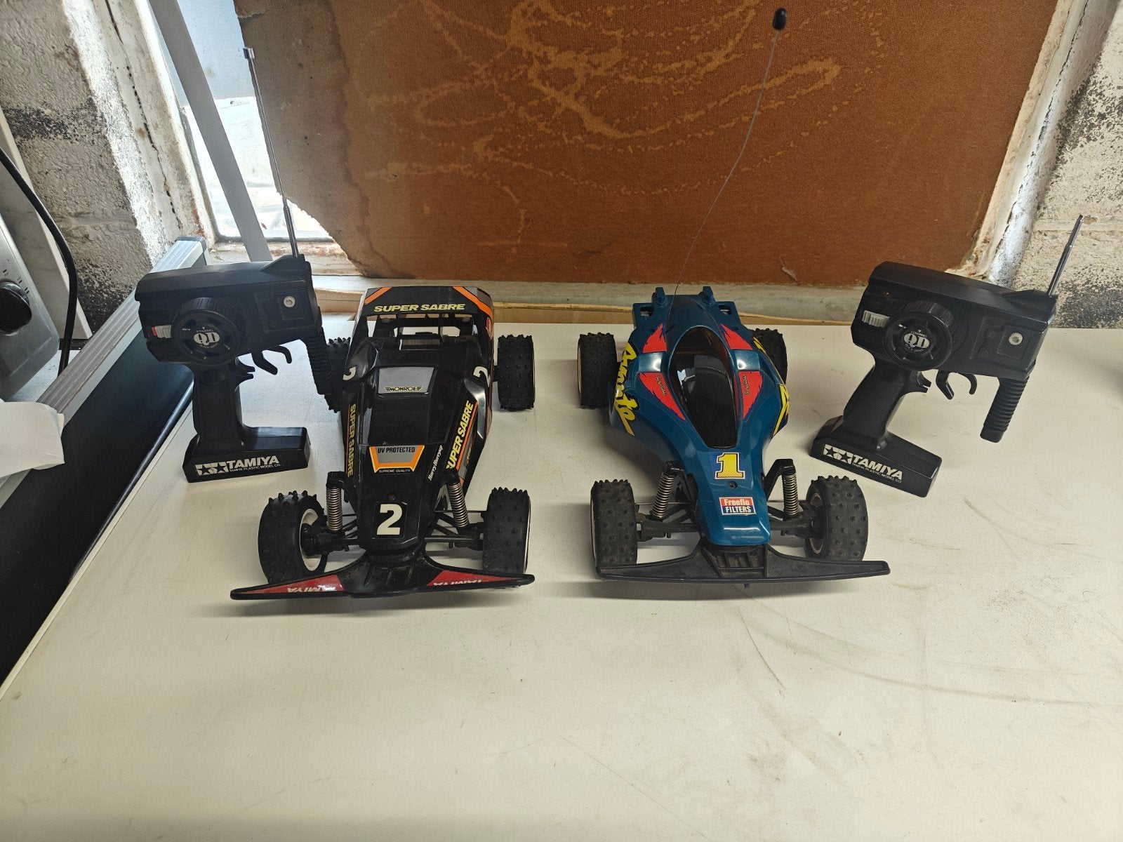 lot Tamiya RC super sabre et avante vintage, Enlèvement ou Envoi