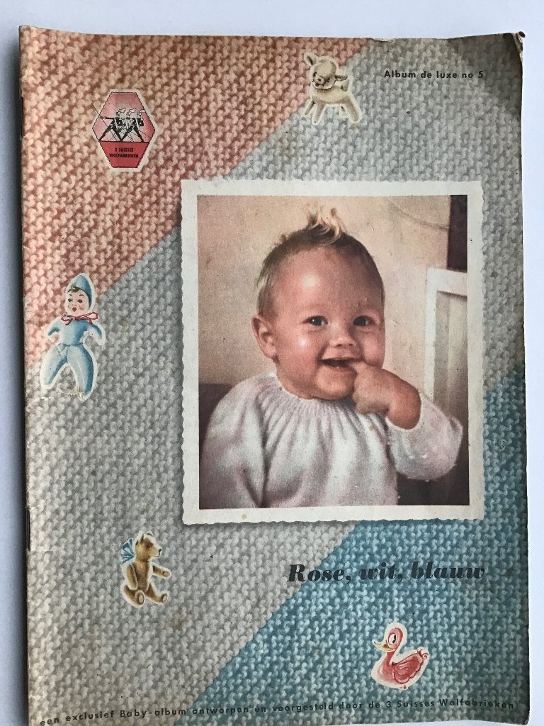 album bébé ancien de 3 Suisses : rose, blanc, bleu, Enlèvement ou Envoi