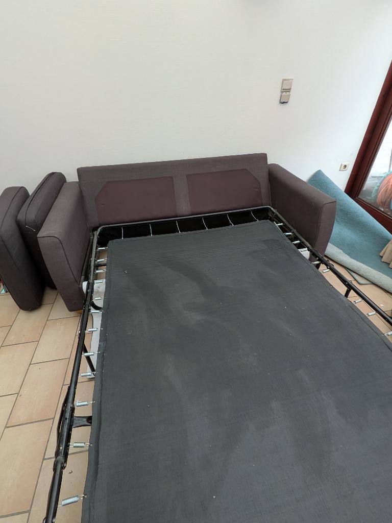 Sofa bed/canape, Enlèvement, Utilisé, Deux personnes, 150 à 200 cm