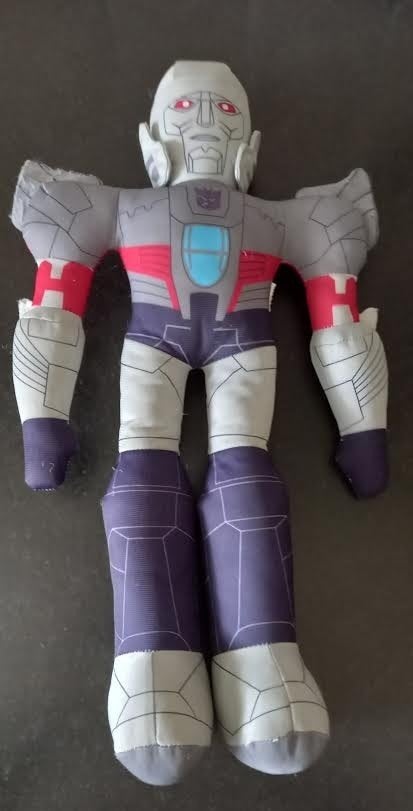 knuffel Transfomers Megatron 40 cm, Kinderen en Baby's, Speelgoed | Knuffels en Pluche, Verzenden, Zo goed als nieuw, Wasbaar