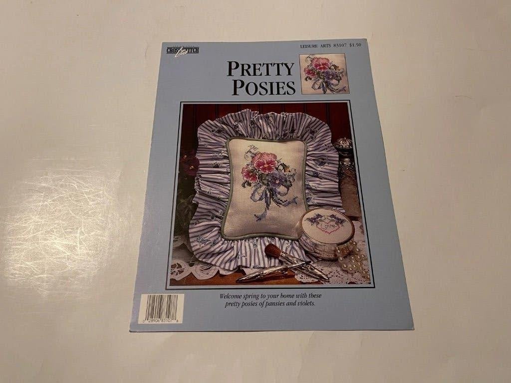 Cross Stitch Lites - Origineel patroon "Pretty Posies", Hobby en Vrije tijd, Borduren en Borduurmachines, Ophalen of Verzenden
