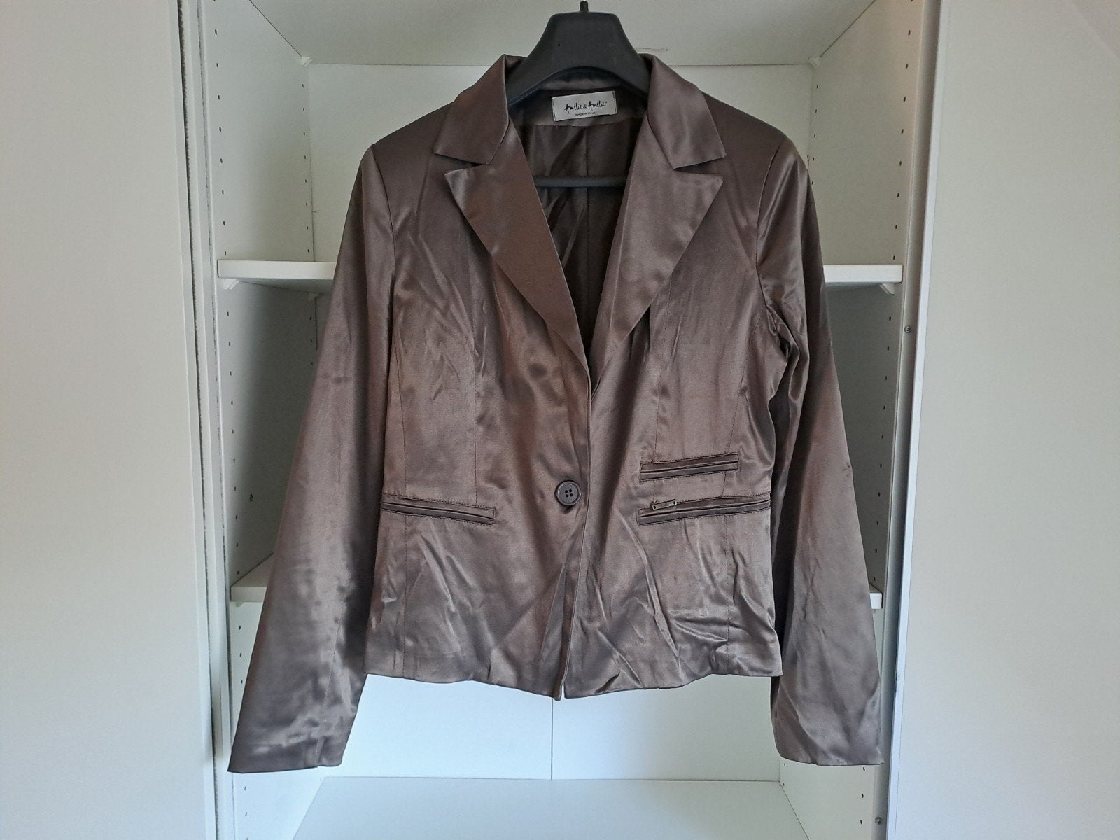 Blazer gris brillant t XXL, Vêtements | Femmes, Taille 42/44 (L), Gris, Enlèvement ou Envoi, AMELIE & AMELIE