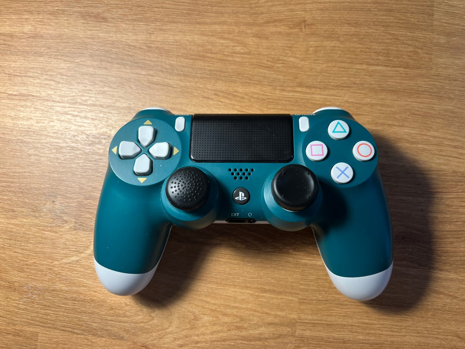 Origineel DualShock V2 controller - Alpine Green - Modded, Games en Spelcomputers, Spelcomputers | Sony Consoles | Accessoires