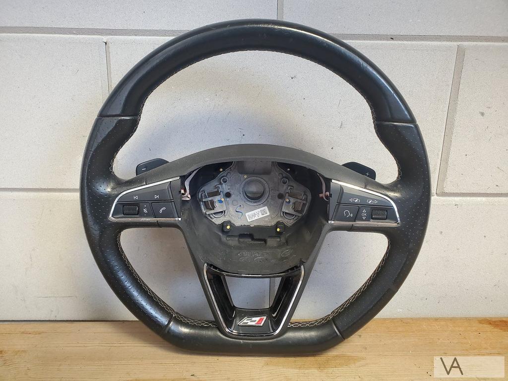 Seat Leon cupra 5f 2012 - 2019 stuur met flippers en knoppen, Auto-onderdelen, Interieur en Bekleding, Gebruikt, -, -, Ophalen of Verzenden