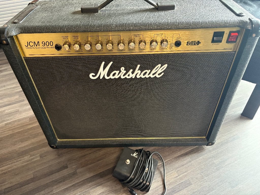 Marshall JCM900 High Gain Dual Reverb 100, Ophalen, Gebruikt, Gitaar, 50 tot 100 watt
