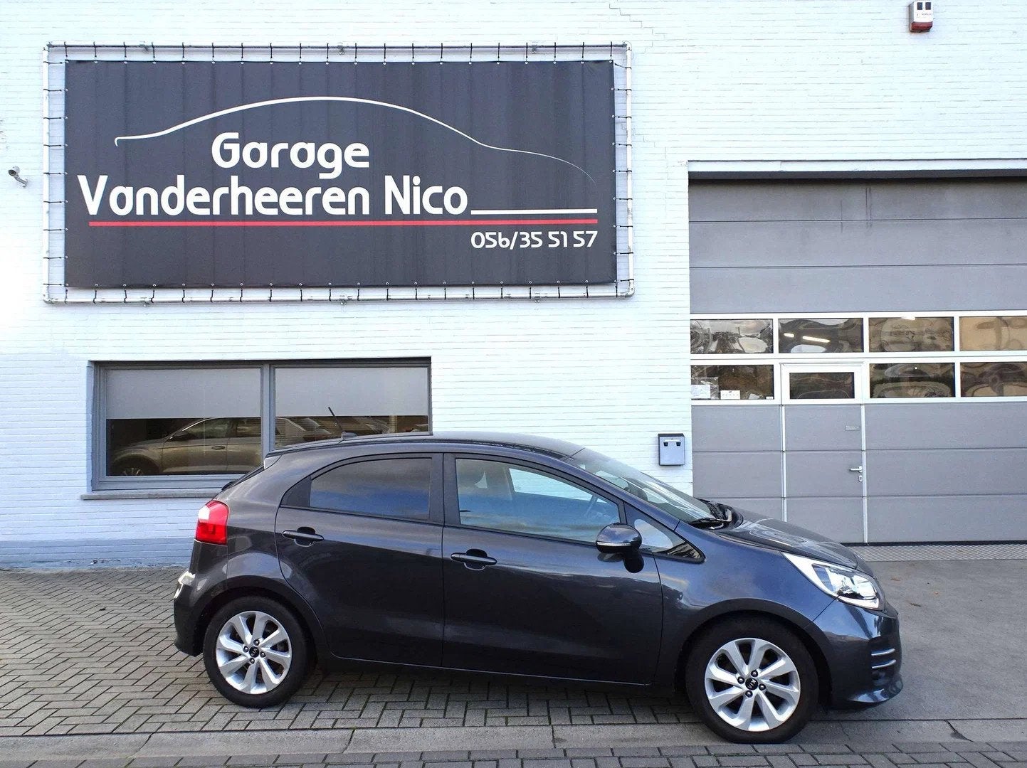 Kia Rio Rio 1.2i 5d. Fusion CAMERA,NAVI,CRUISEAUT. AIRCO,BLU, Autos, Argent ou Gris, Euro 6, Entreprise, Boîte manuelle