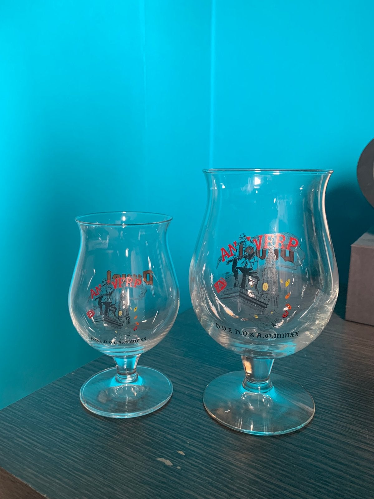 Duvelglazen Antwerpen, Verzamelen, Ophalen of Verzenden, Zo goed als nieuw