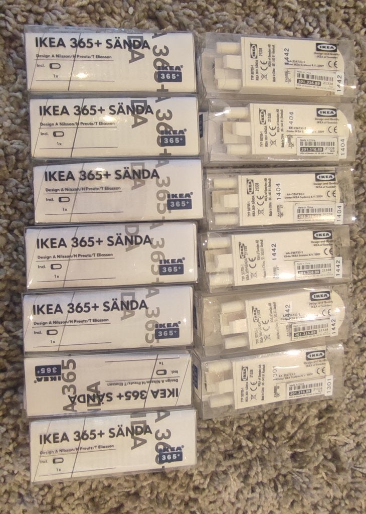 Lot de 13 connecteurs d’alimentation IKEA 365+ SÄNDA -neuf!, Bricolage & Construction, Enlèvement ou Envoi, Neuf, Autres marques