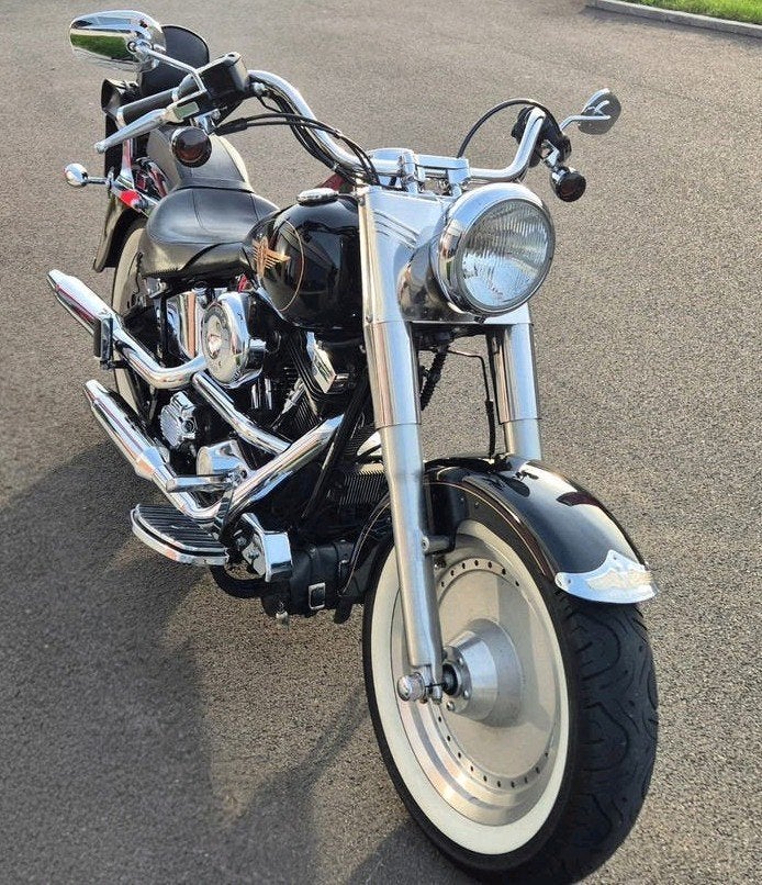 Harley Evo Softail Fatboy uit het jaar 1998, 2 cilinders, Occasion, 1340 cc, Particulier